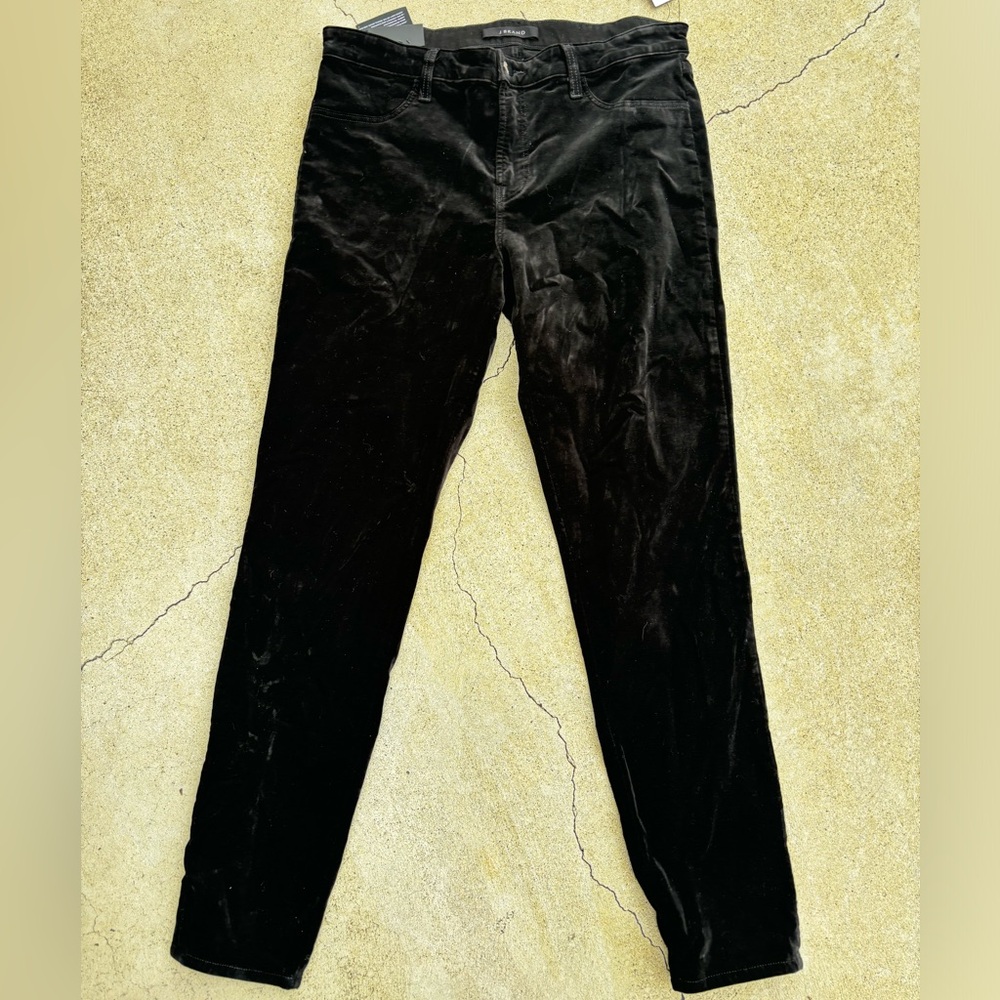 NWT velvet skinny pants